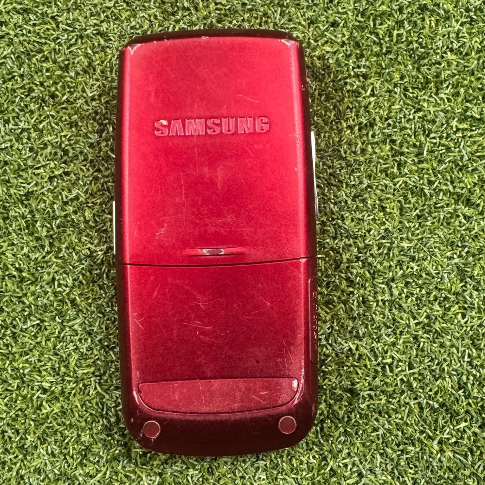 Samsung‎ SGH-A737 AT&T Red Slider Mobile Phone Vintage 3G Music Player MicroSD - Picture 2 of 7